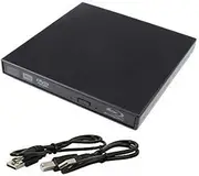 tengertang External Blu-ray DVD CD Drive USB 2.0 3D Blu-Ray Player Portable CD/DVD-ROM Burner BD-ROM for PC Compute Desktop Notebook
