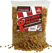 Yellow Squeez-Ready Method Pellet 200g | Ready-prepped 2mms | Carp, F1s, Tench, Bream
