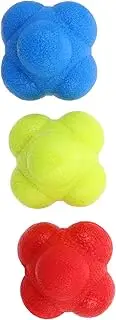 Abaodam 3pcs Hexagonal Reaction Balls for Agility and Coordination Training Lightweight Design for Boxing and Multi Sport Reflex Enhancement Hand Eye Coordination and Speed