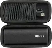 Khanka Hard Travel Case Replacement for Sonos Roam Portable Smart Bluetooth Speaker (Inside Black)