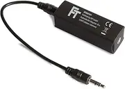 ATG00101 Audio Ground Loop Isolator Filter Suppressor Noise 3.5 mm Jack Stereo Cable, Black
