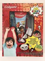 Colgate Ryans World Funtastic Gift Set 3 PC Pack + Mystery Toothbrush Cap