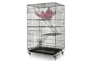 3 Level Rabbit Bird Cage Ferret Parrot Aviary Cat Rat Aviary Budgie Hamster Pet Cages Castor XL