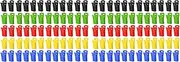120 Sock Clips for Washing Machine and Dryer, Sock Clips with Hooks,Sock Holder Washing Machine,Directly Into The Drawer