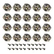 Toggle Catch Lock (21mm x 20mm) 50Pcs, Iron Hasp Latches Bronze Tone