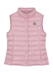 Moncler Kids Liane Quilted Shell Gilet - Pink 14 years