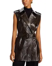 Kobi Halperin Harper Faux Leather Vest
