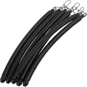 Parliky Catfish Drag Weights Set 6pcs Iron for Fishing Sea Fishing Weights Lure Split Rings Catfishing Supplies Long Lasting Sturdy