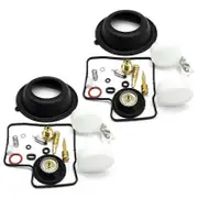 2 Set for HONDA Shadow VT1100 VT 1100 Motorcycle Carburetor Repair Kits Plunger Diaphragm Carb Cut-off Valve Floats whole set