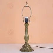 Tiffany Style Table Lamp Base Replacement Only Alloy Lamp Base No Shade 19 Inch Height Lamp Base Replacement Fit for 12 Inch Tiffany Style Stained Glass Lampshades KeYJ