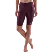 Skins Compression S Series 3 Burgundy Womens Half Tights Activewear/Base Layer