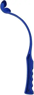 Generic Pet Tossing Cue Toy Plastic Ball Launcher Dog Ball Throwing Auxiliary Tool Plastic Ball Thrower Dog Ball Launching Tool Small Animal Ball Launching Pet Ball Launcher Blue Abs
