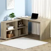 Artiss Corner Computer Desk with Shelves