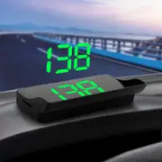 Universal Car HUD Head Up Display GPS Speedometer Digital MPH Car Speed Display Windshield Projector for EV Vehicles Motorcycle Pick-up Trucks Scooter Bus Bike(only MPH) (Green Fonts)