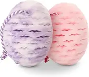 Bath Sponge for Kids Cute Loofah Sponge Reusable Body Sponge Exfoliating Bath Sponges for Women Children Soft Washing Shower Scrubber 2 Pcs