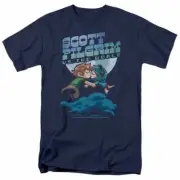 Scott Pilgrim VS. The World Lovers T Shirt Mens Licensed Movie Tee Navy