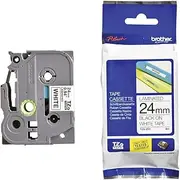 Brother TZe-251 Labelling Tape Cassette, 24 mm (W) x 8 m (L), Laminated, Brother Genuine Supplies - Black on White