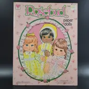 Vintage ROSEBUD Paper Dolls Book Whitman c1978 Complete Uncut #1982