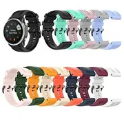 Watch Band for Garmin Fenix 8 43mm 7S Pro 6S 5S Plus Epix Pro 42mm Approach S70 42mm Instinct 2S Descent Mk2S D2 Delta S 20mm Silicone Replacement Strap Adjus