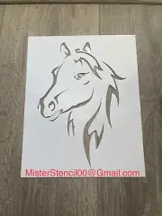 Horse stencil paint/trace/drawing Size 8x10 reusable All sizes face painting