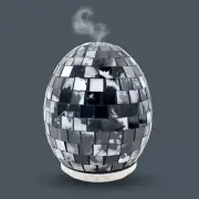 BLACK SILVER Ultrasonic Cool Mist Essential Oil Diffuser 250ml Handmade Mosaic G