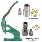 Heavy Duty Green Hand Press Machine Dies For Fixing Dome Studs DIY Projects