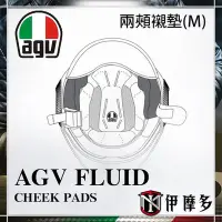 在飛比找Yahoo!奇摩拍賣優惠-伊摩多※義大利AGV CITY FLUID安全帽用 兩頰襯墊