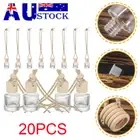 20X Car Hanging Diffuser Air Freshener Empty Perfume Mini Glass Bottle Ornament