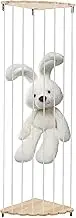 Stuffed Animal Storage - Kids Room Stuffed Animal Holder | Stuffed Animal Storage Corner Cage | Stuff Animal Holder Plush Storage | Plush Wooden Adjustable Height Storage Organizer Stuffed Animal