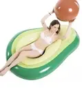 Inflatable Giant Avocado Pool Float Swimming Water Play Toys Lounge Bed Rafts