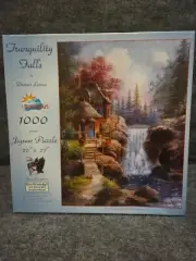 SunsOut 1000 Piece Puzzle TRANQUILITY FALLS by Dennis Lewan