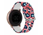 Silicone Pattern Watch Straps compatible with the Xiaomi Amazfit Pace & Pace 2 - 12 - Pink Leopard