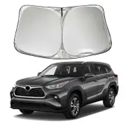 Car Windshield Sun Shade Compatible with Toyota Highlander L LE XLE Limited Platinum 2008