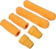 VALICLUD 6pcs Crutch Handle and Underarm Pads Comfortable Non Slip Foam Cushions for Crutches and Walking Sticks Easy Installation Durable for Safe Movement