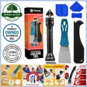 Silicone Caulking Tool Kit Stainless Steel Remover & Scraper for Home Repair