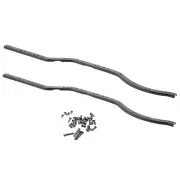 2X Chassis Frame Rails Metal Beams For Axial SCX10 II 90046 1:10 RC Crawler Car
