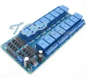 16-Channel 12V Relay Shield Module wiht optocoupler LM2576 Power supply Arduino
