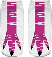 [Fiocias] Cartoon Chicken Legs Socks for Sports and Gifts