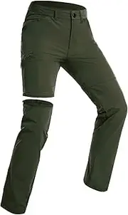 [Holipick] Women's Hiking Pants Convertible Lightweight Quick Dry Waterproof Zip-Off Safari Pants with Pockets UPF 50+