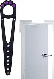 Cat Door Latch - Adjustable Cat Paw Shape Pet Door Strap | Pet Door Strap Cat Door Alternative | Flexible Latch Strap Installs Fast Keeps Dogs Out of Litter and Food Areas