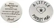 Pet Loss Sympathy Gift Cat Dog Memorial Gifts Bereavement Remembrance Gifts for Loss of Dog Memorial Gifts for Pet Lovers Bereavement Gifts for Cat Pocket Hug Token for Loss of Pet Gift Ideas