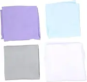 [Happyyami] 4pcs Cooling Shawl Arm Sleeves Sun for Outdoor Activities Breathable Uv Resistant Sleeves Grey and Light for Cycling Golfing and More