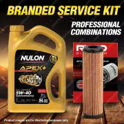 Ryco Oil Filter 5L APX5W40 Engine Oil Service Kit for Mercedes Benz C180K Clc200
