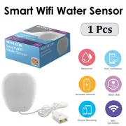 1pcs White Smart WiFi Water Leak Sensor moisture - Smart Life Compatible