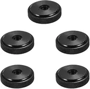 2 Pack 1/4-20 Inch Knurled Screw Nut Thumb Wheel Lock Adapter M6 Hot Shoe Seat Knob Flash Stand Tr Ball Head Mount Photography Accessories Tightening Nuts Disc for Camera DSLR Selfie Stick