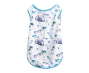Pet Vest Fruit Pattern Sweat-Absorb Soft Comfortable Refreshing Stripe Printi...