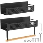 2Pcs Magnetic Spice Rack Space Saving Magnetic Spice Shelf Moveable ☕