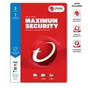 Trend Micro TICEWWMFXSCXEW Maximum Security 3 Device 1Yr Retail Mini Box Auto Renew