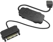 ARGB 5V 3PIN to SATA Interface Extension Cable Light Controller RGB Sync Controller Cable for PC Case Fan