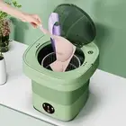 Mini Washing Machin Powerful Motor Machine Portable Foldable for Underwear Baby